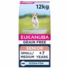 Eukanuba Grain Free Small/Medium Breed Senior Dry Dog Food - Ocean Fish