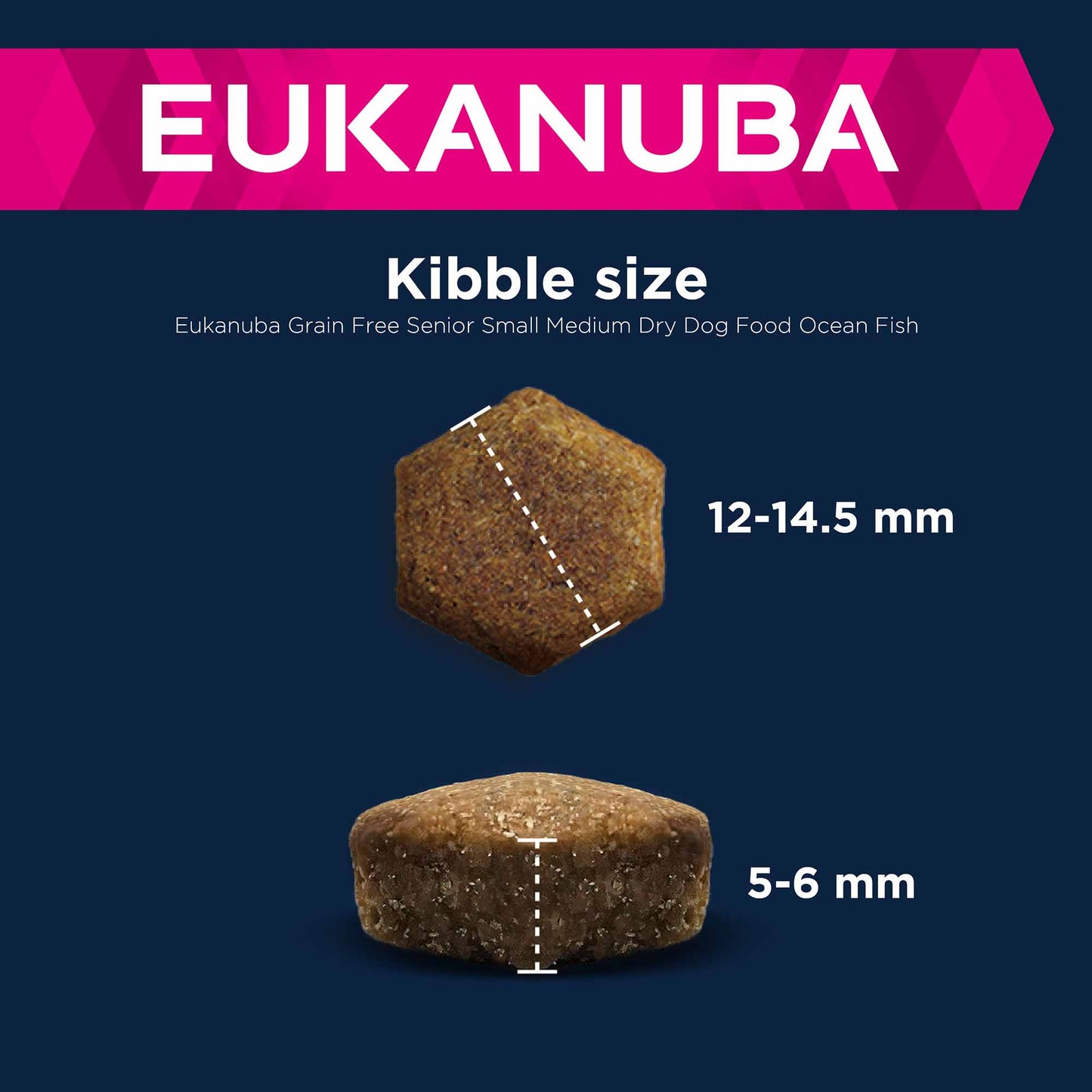 Eukanuba Grain Free Small/Medium Breed Senior Dry Dog Food - Ocean Fish