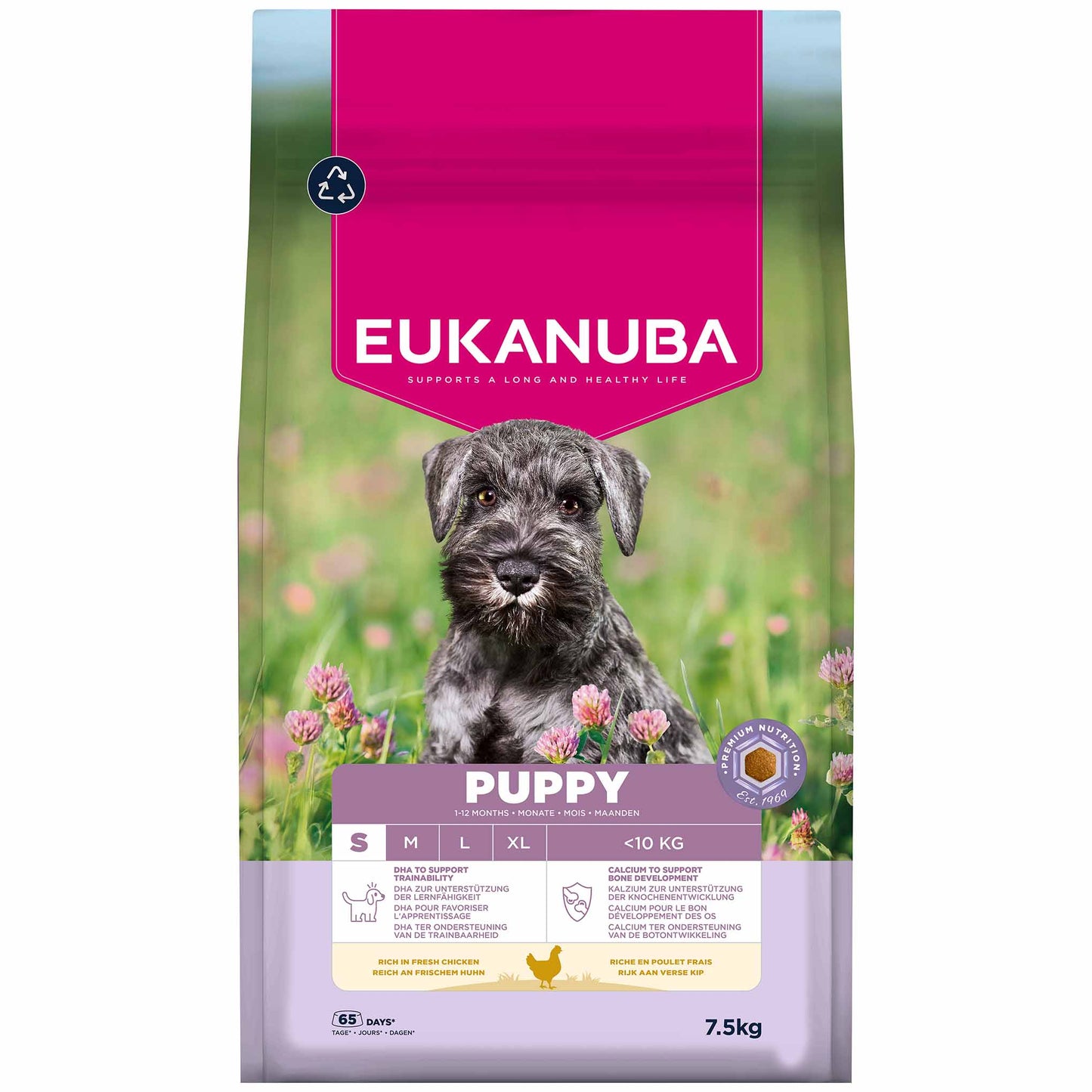 Eukanuba Life Care Puppy Small Breed Dry Dog Food - Chicken - 7.5kg