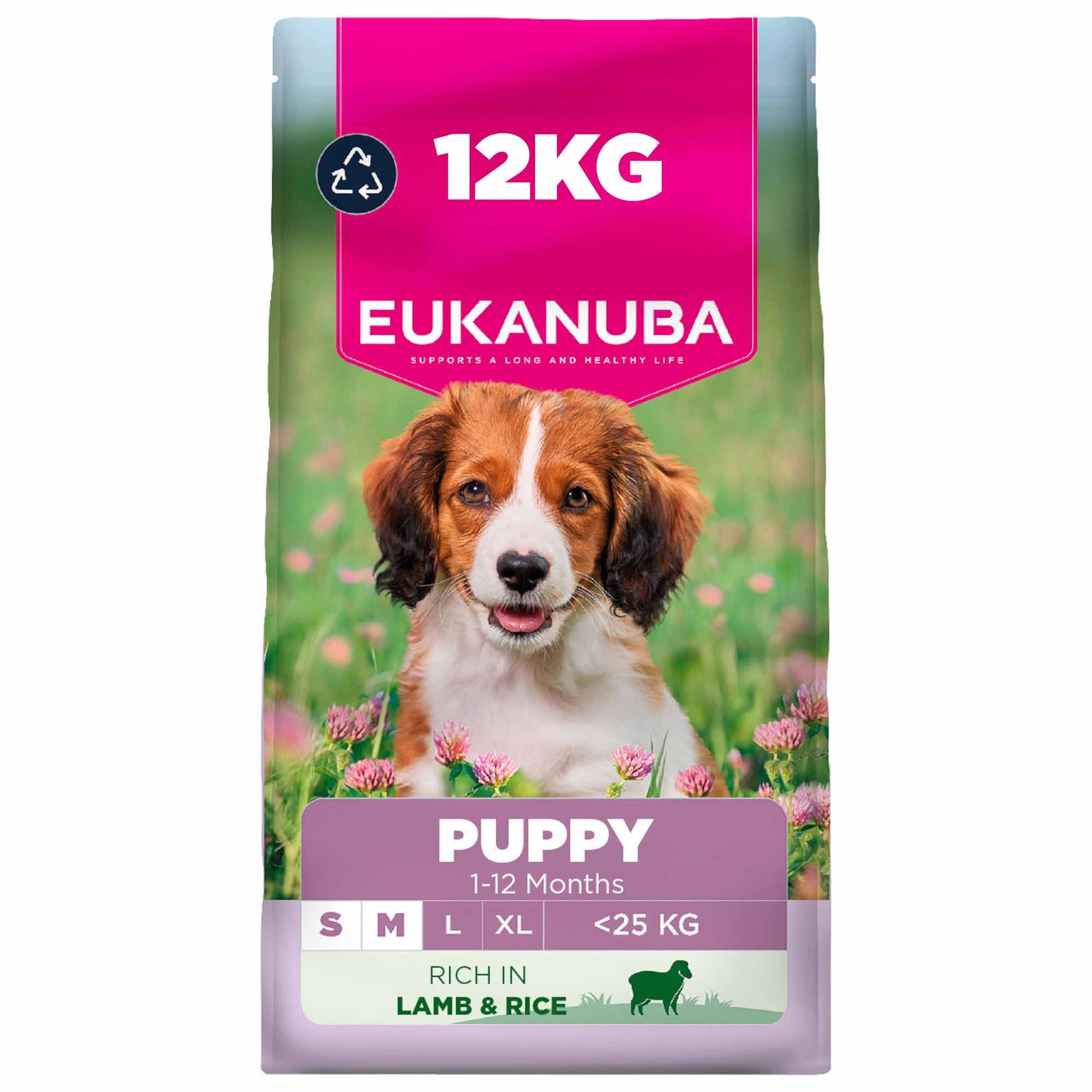 Eukanuba Eukanuba Small Lamb Puppy Dry Dog Food pet food packaging