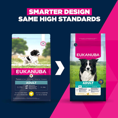 Eukanuba Medium Breed Adult Dry Dog - Chicken