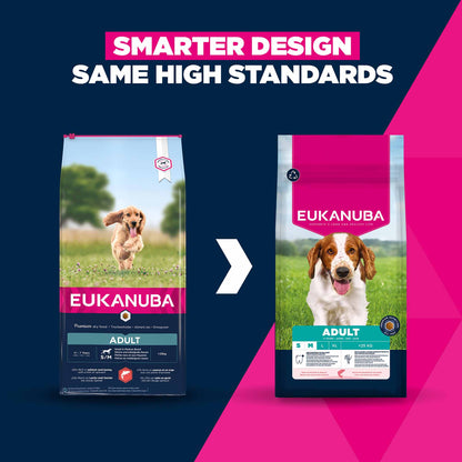 Eukanuba Small/Medium Breed Adult Dry Dog Food - Salmon & Barley