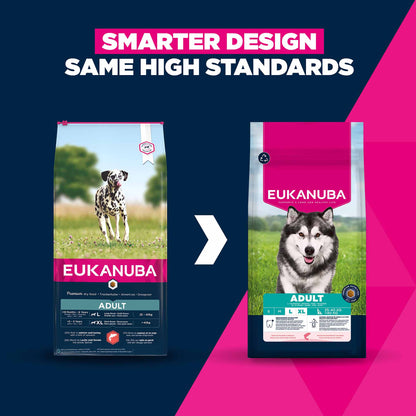 Eukanuba Large Breed Adult Dry Dog Food - Salmon & Barley