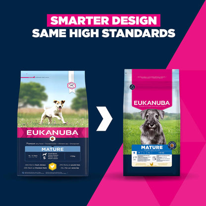 Eukanuba Life Care Mature Small Breed Dry Dog Food - Chicken - 7.5kg