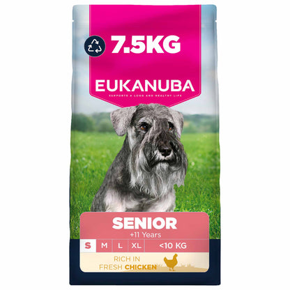 Eukanuba Small Breed Senior Dry Dog Food - Chicken