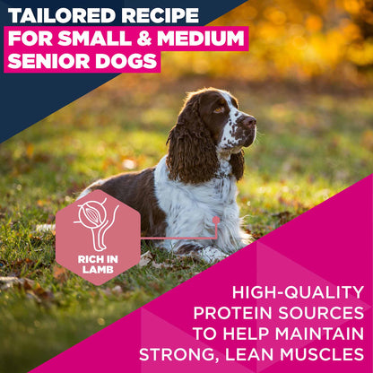 Eukanuba Small/Medium Breed Senior Dry Dog Food - Lamb & Rice
