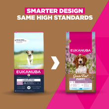 Eukanuba Grain Free Small/Medium Breed Puppy&Junior Dry Dog Food - Ocean Fish