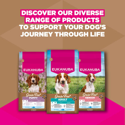 Eukanuba Grain Free Small/Medium Breed Adult Dry Dog Food - Ocean Fish