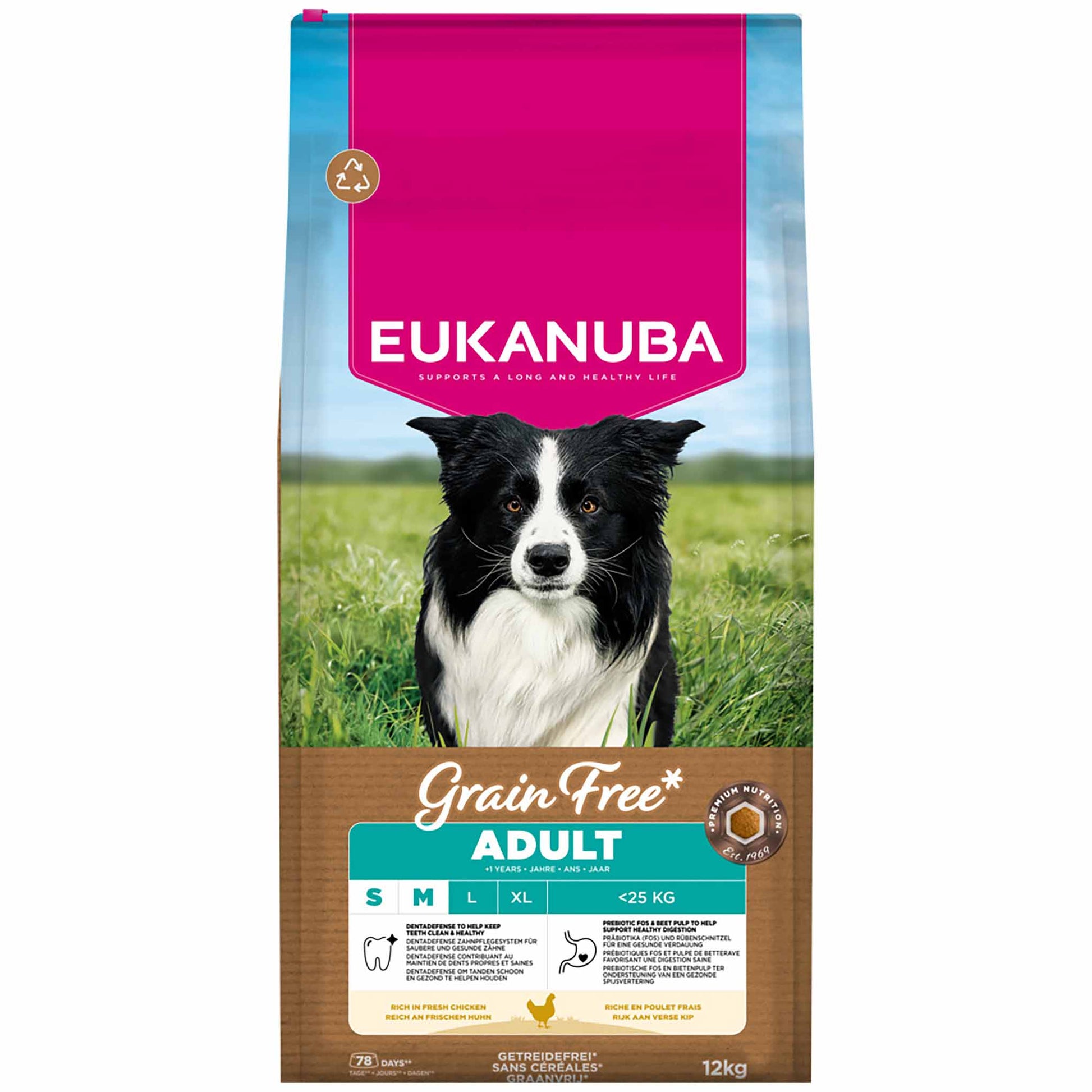 Eukanuba Eukanuba Grain Free Small Chicken Adult Dry Dog Food pet food packaging