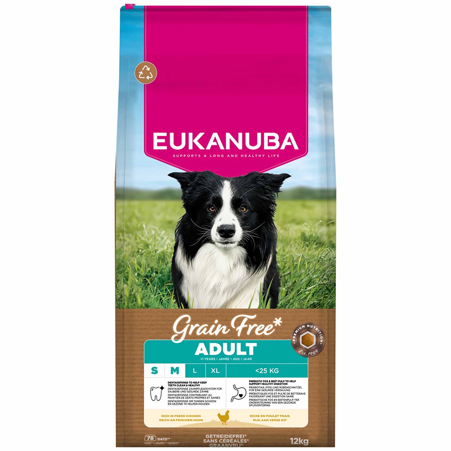 Eukanuba Grain Free Small/Medium Breed Adult Dry Dog Food - Chicken