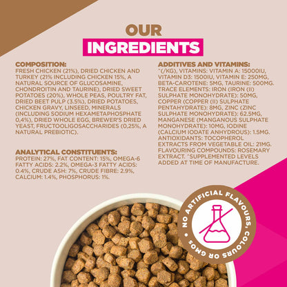 Eukanuba Grain Free Small/Medium Breed Adult Dry Dog Food - Chicken