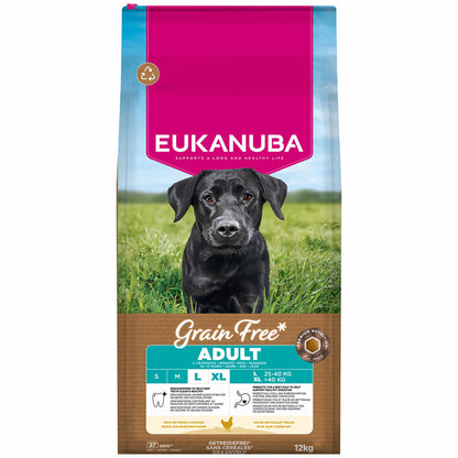 Eukanuba Grain Free Large Breed Adult Dry Dog Food - Chicken