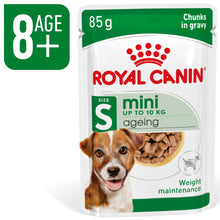 Royal Canin Size Health Nutrition Mini Ageing 8+ Wet Dog Food in Gravy - 12x85g Pouches