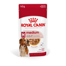 Royal Canin Size Health Nutrition Medium Adult Wet Dog Food in Gravy - 10x140g Pouches