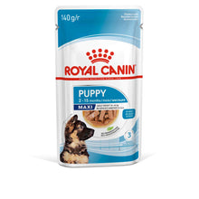 Royal Canin Size Health Nutrition Maxi Wet Puppy Food in Gravy - 10x140g Pouches