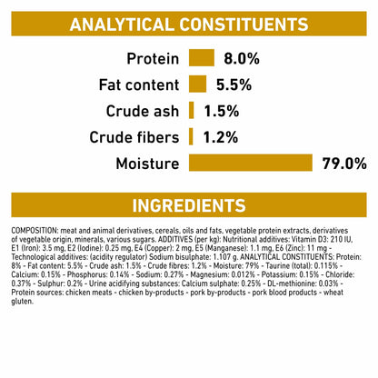 ROYAL CANIN Veterinary Urinary S/O Thin Slices in Gravy Adult Wet Dog Food - 48x100g Pouches