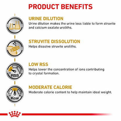 Royal Canin Veterinary Health Nutrition Urinary SO Wet Cat Food in Gravy - 48x85g Pouches