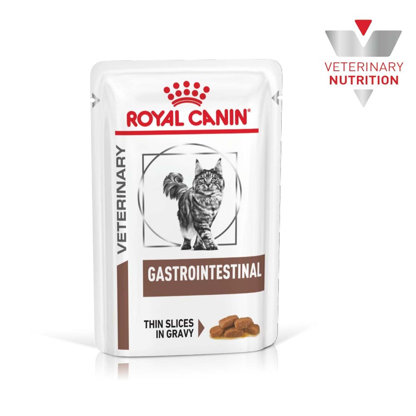 Royal Canin Veterinary Health Gastrointestinal Adult Wet Cat Food in Gravy - 12x85g Pouches