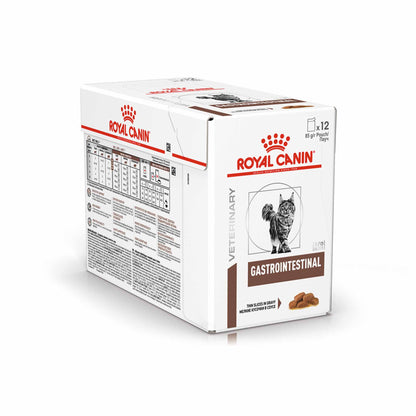 Royal Canin Veterinary Health Gastrointestinal Adult Wet Cat Food in Gravy - 12x85g Pouches