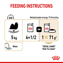 Royal Canin Breed Health Nutrition Shih Tzu Adult Wet Dog Food - 12x85g Pouches