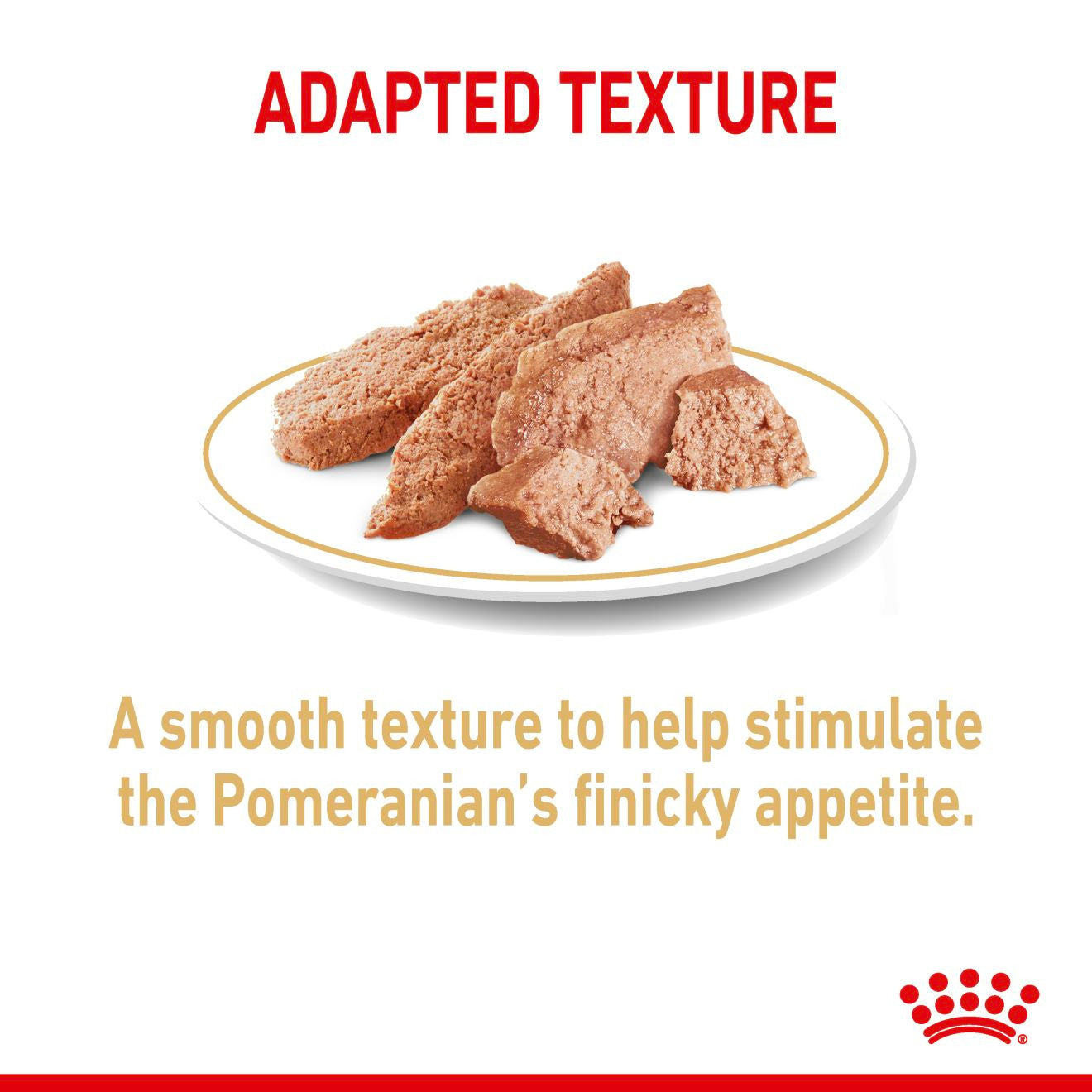 ROYAL CANIN Breed Health Nutrition Pomeranian Adult Wet Dog Food in Loaf - 12x85g Pouches