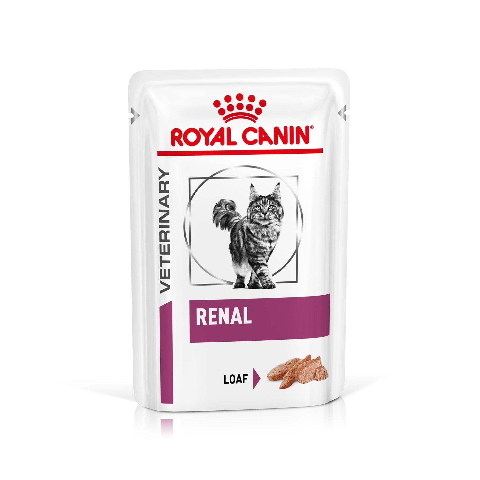 Royal Canin Royal Canin Veterinary Renal Adult Wet Cat Food pet food packaging