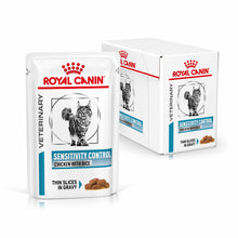Royal Canin Veterinary Health Sensitivity Control Adult Wet Cat Food in Gravy - Chicken With Rice - 48x85g Pouches