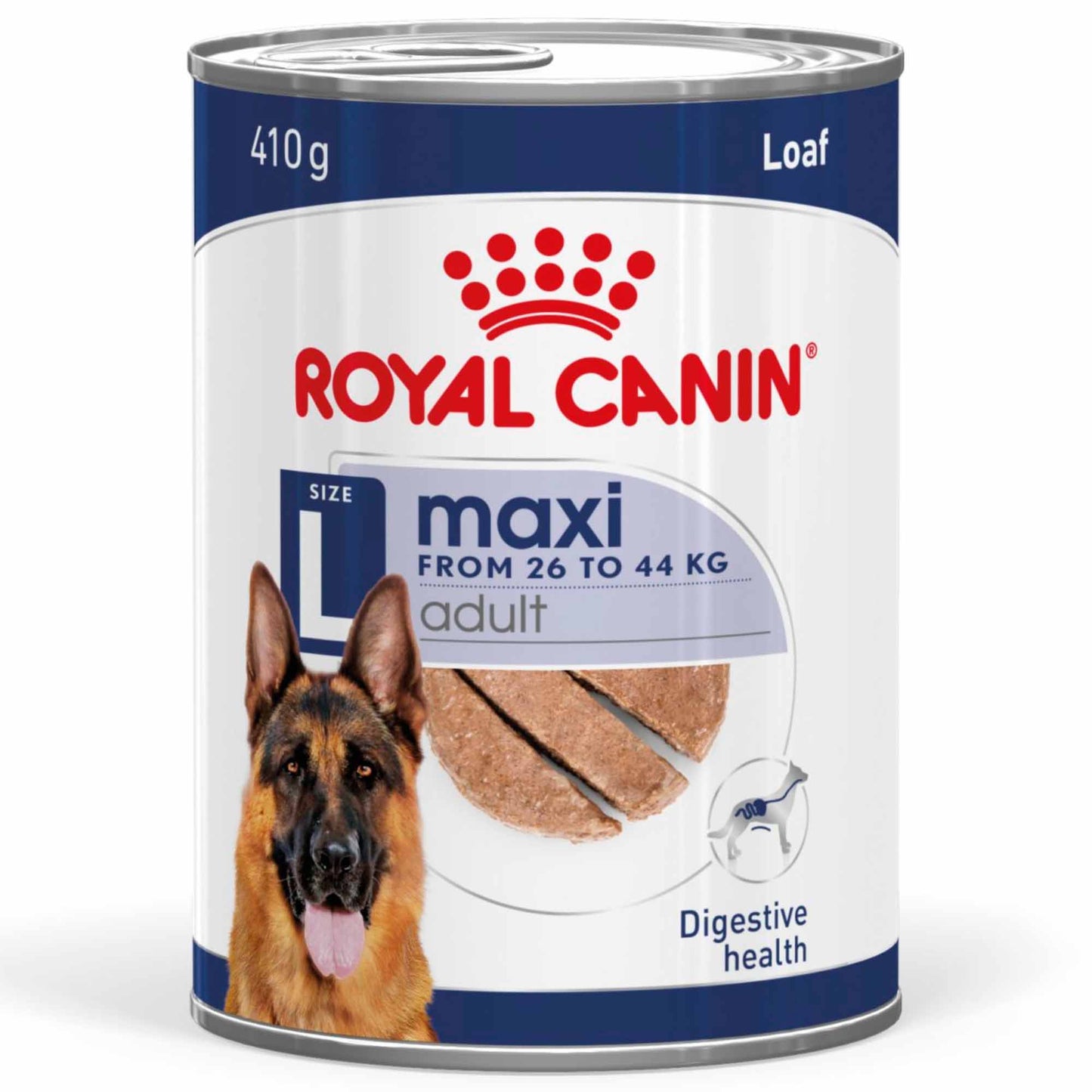 Royal Canin Maxi Adult Wet Dog Food In Loaf - 12x410g Cans