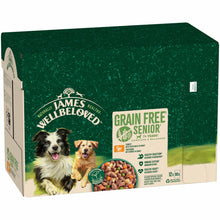 James Wellbeloved Grain Free Senior Wet Dog Food in Gravy - Turkey - 12x90g Pouches