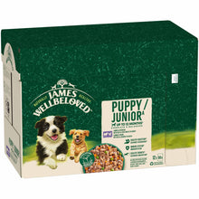 James Wellbeloved Puppy Wet Dog Food in Gravy - Lamb, Chicken & Rice - 12x90g Pouches