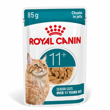 Royal Canin Ageing 11+ Senior Wet Cat Food Chunks in Jelly - 12x85g Pouches