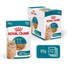 Royal Canin Ageing 11+ Senior Wet Cat Food Chunks in Jelly - 12x85g Pouches