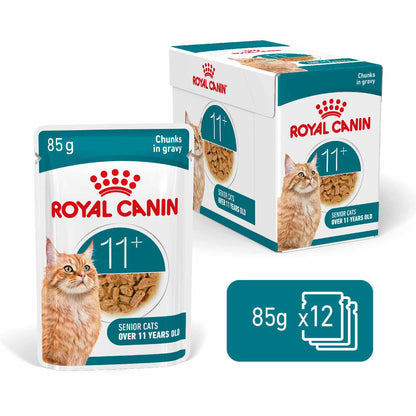 Royal Canin Ageing 11+ Senior Wet Cat Food Chunks in Gravy