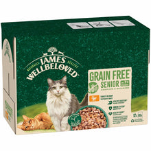 James Wellbeloved Grain Free Senior Wet Cat Food in Gravy - Turkey - 12x85g Pouches