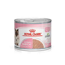 Royal Canin Feline Health Nutrition Mother & Babycat Ultra Soft Mousse Wet Cat Food - 12x195g Cans