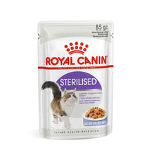 ROYAL CANIN Feline Care Nutrition Sterilised Adult In Jelly Wet Cat Food - 12 x 85g Pouch