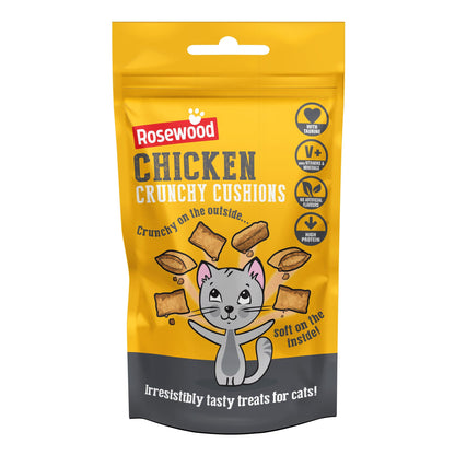 Daily Eats Crunchy Cat Treats - Chicken Cushions
