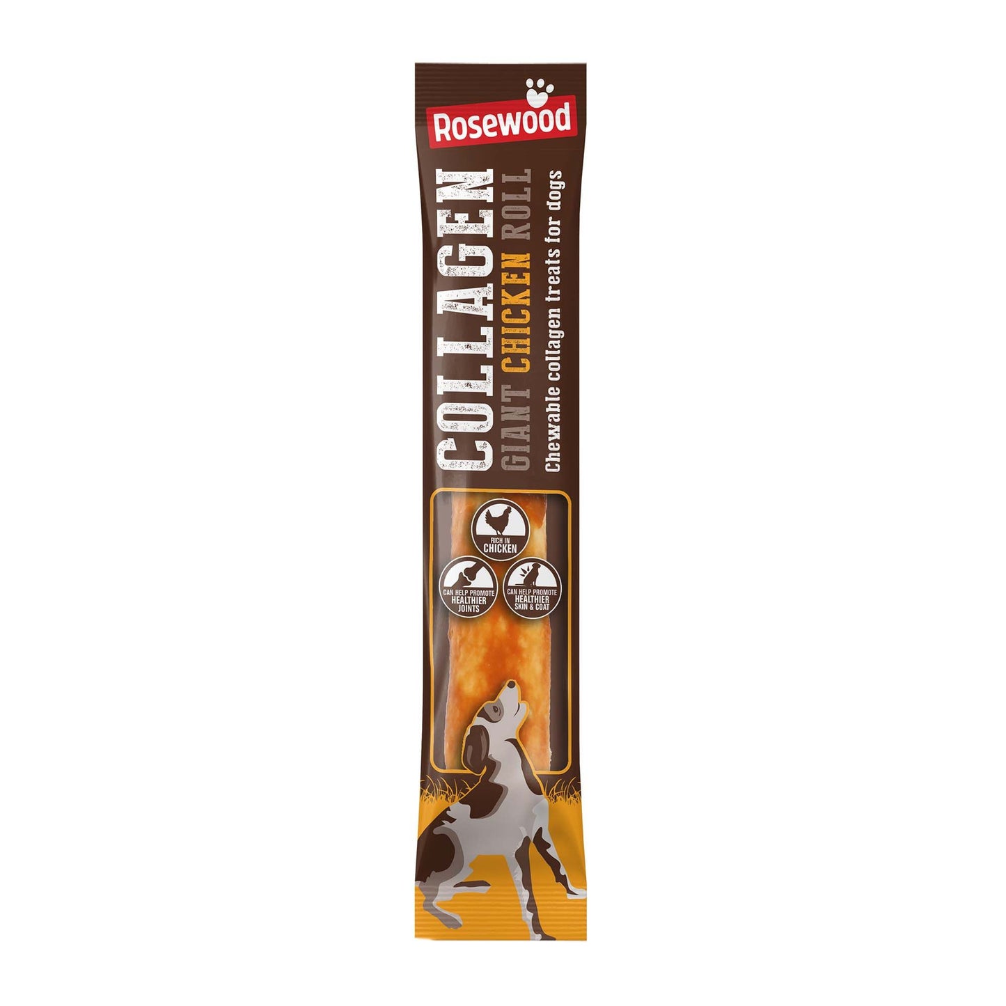 Rosewood Collagen Chicken Roll Dog Chew - 1 roll