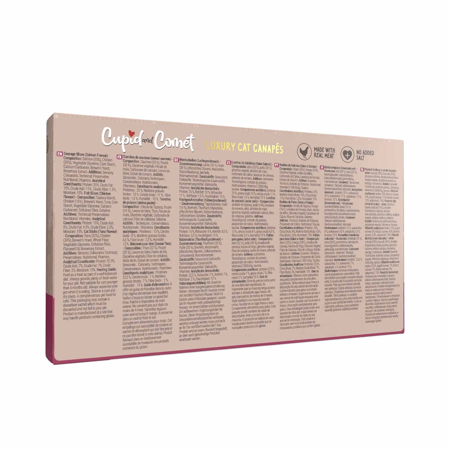 Rosewood Cupid & Comet Canapes Cat Treats - 120g
