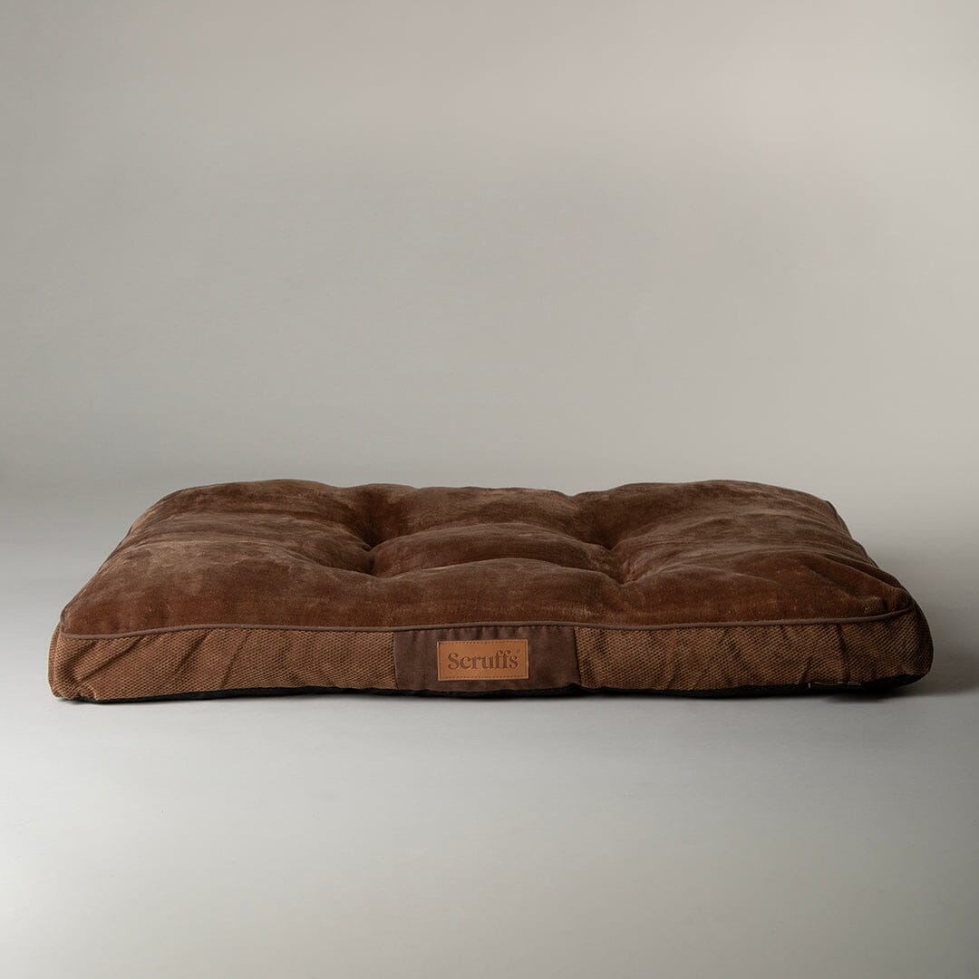 Scruffs Chester Mattress Dog Bed - Chocolate Brown