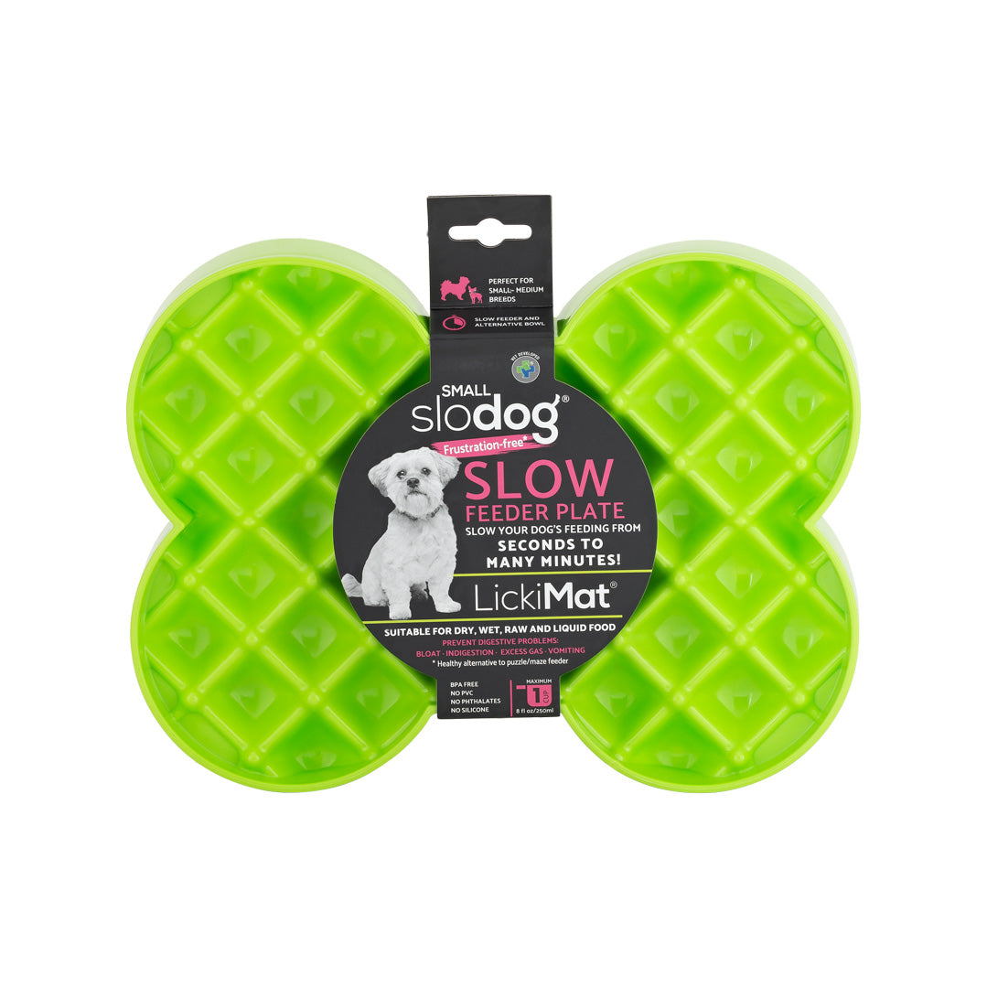 LickiMat Slodog Dog Slow Feeder - Small - Green