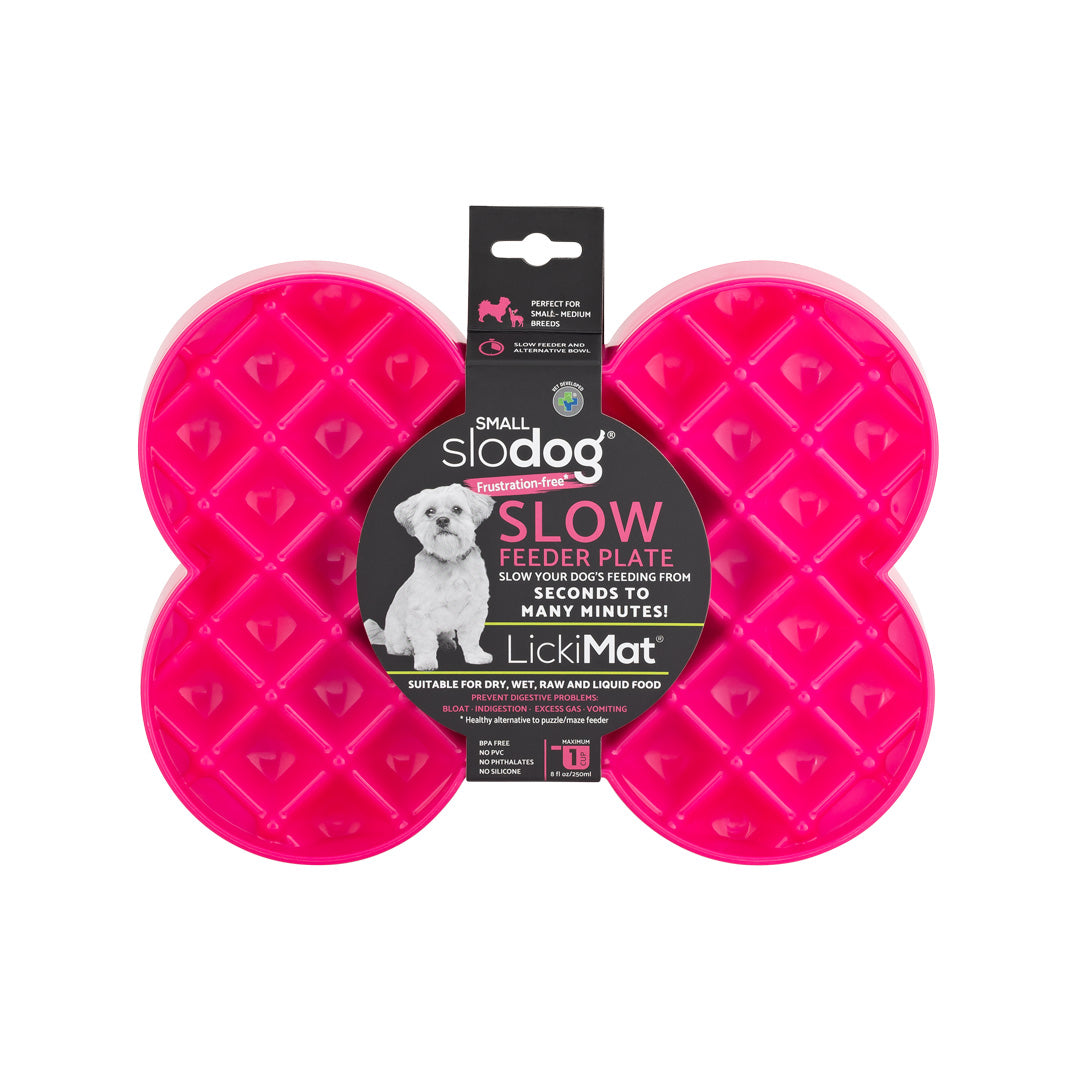 LickiMat Slodog Dog Slow Feeder - Small - Pink