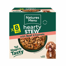 Natures Menu Hearty Stew Adult Dog Wet Food - Beef & Carrots - 8x100g Pouches
