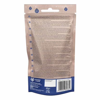 Rosewood Cupid & Comet Turkey Cat Cushions Festive Treats - 60g