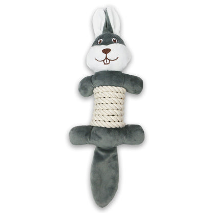 Made From Recycled Material Soft Dog Toy - Rope Bellies