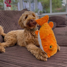 Made From Recycled Material Soft Dog Toy - Puffer Fish