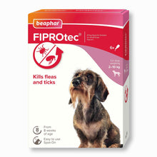 Beaphar FIPROtec Flea & Tick Spot on for Small Dogs - 6 pack