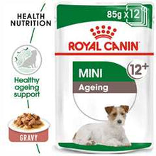 Royal Canin Size Health Nutrition Mini Ageing 8+ Wet Dog Food in Gravy - 12x85g Pouches