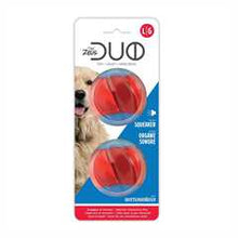 Zeus DUO Ball Dog Toy with Squeaker - Large - 2 Pack