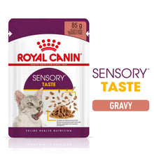 Royal Canin Feline Health Nutrition Sensory Taste in Gravy Wet Cat Food - 12x85g Pouches